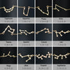 Gold Silver Zodiac Sign Bracelet For Women Constellation Bracelets Custom Jewelry Leo Astrology Taurus Cancer Birthday Gift